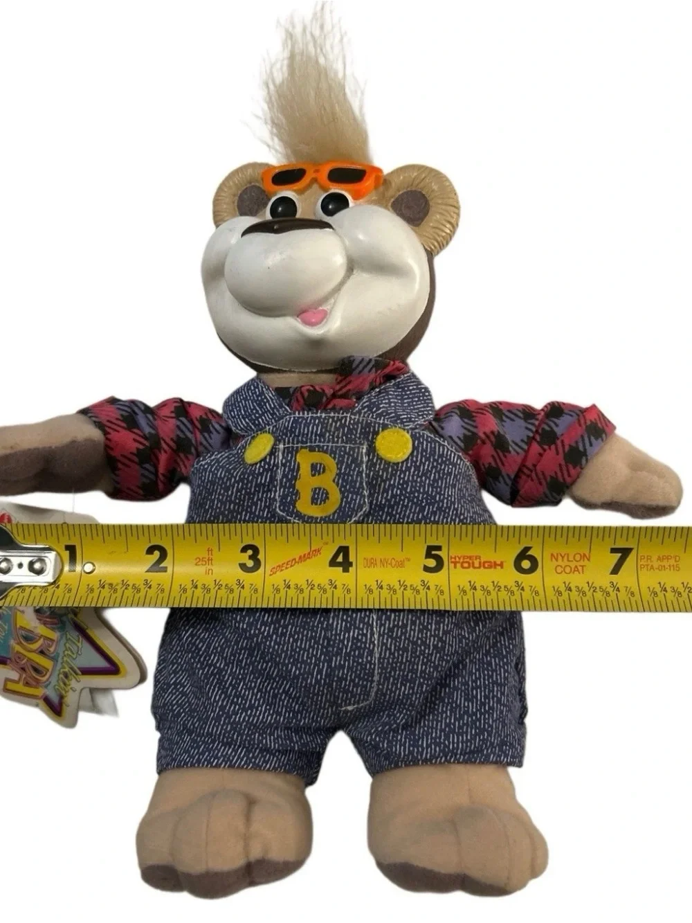 Vintage Talking Bubba Bear Mattel Toy 1999 Stuffed Animal Plush Original Tags